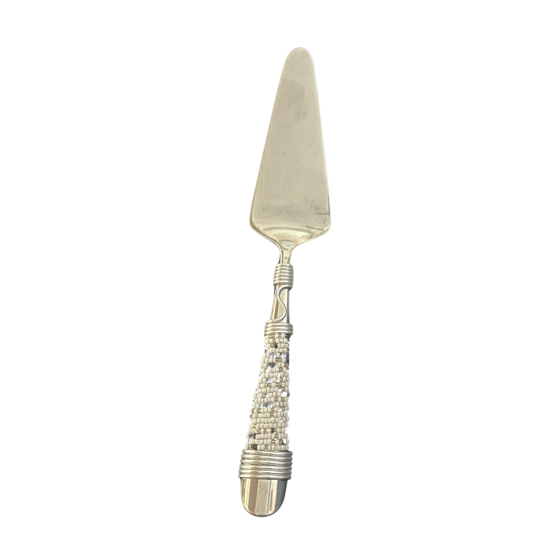 Beaded Cake Server