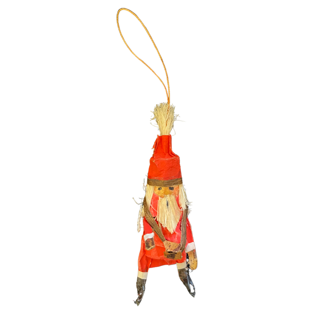 Paper & Fibre Santa Ornament