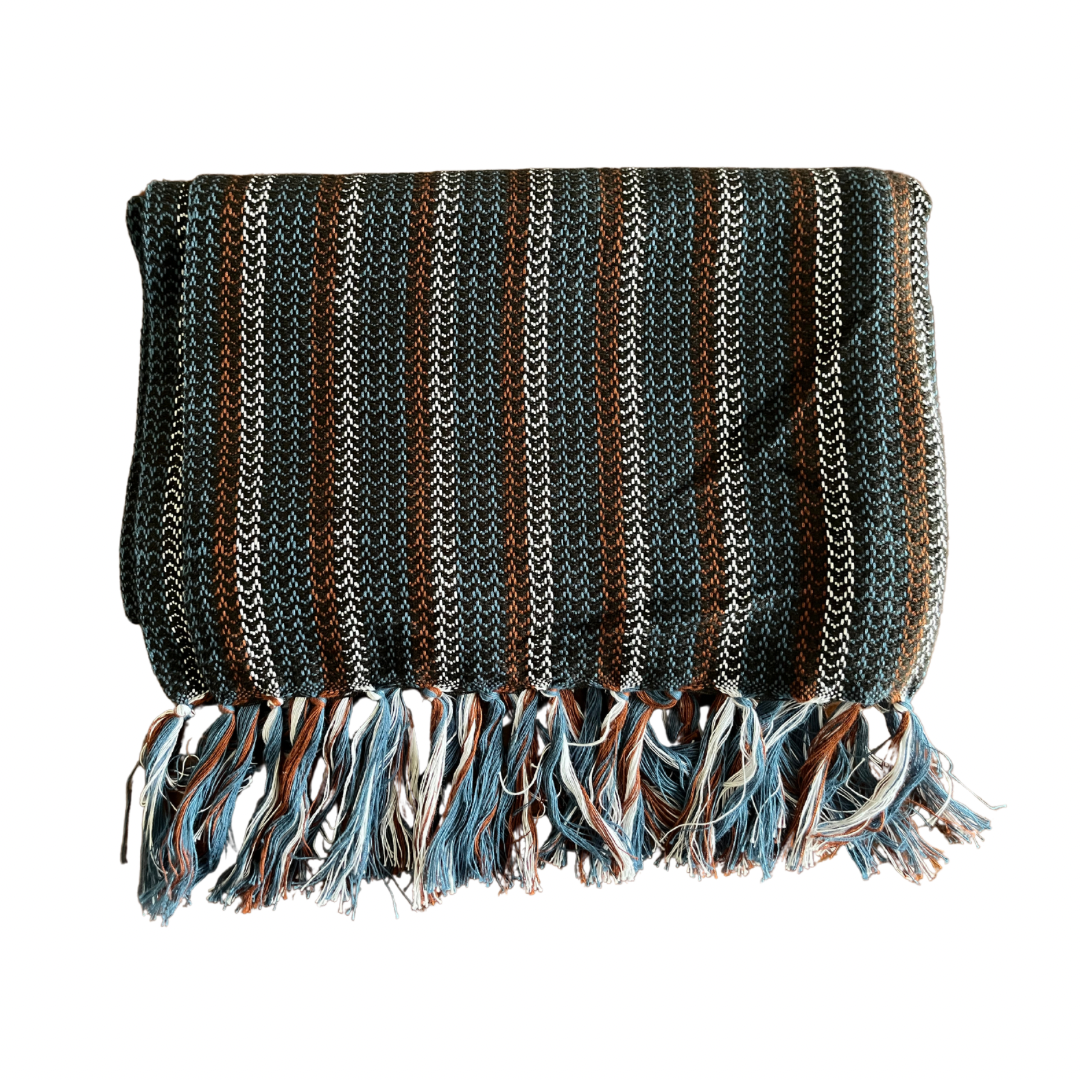 Multicoloured Stripes Throw Blankets