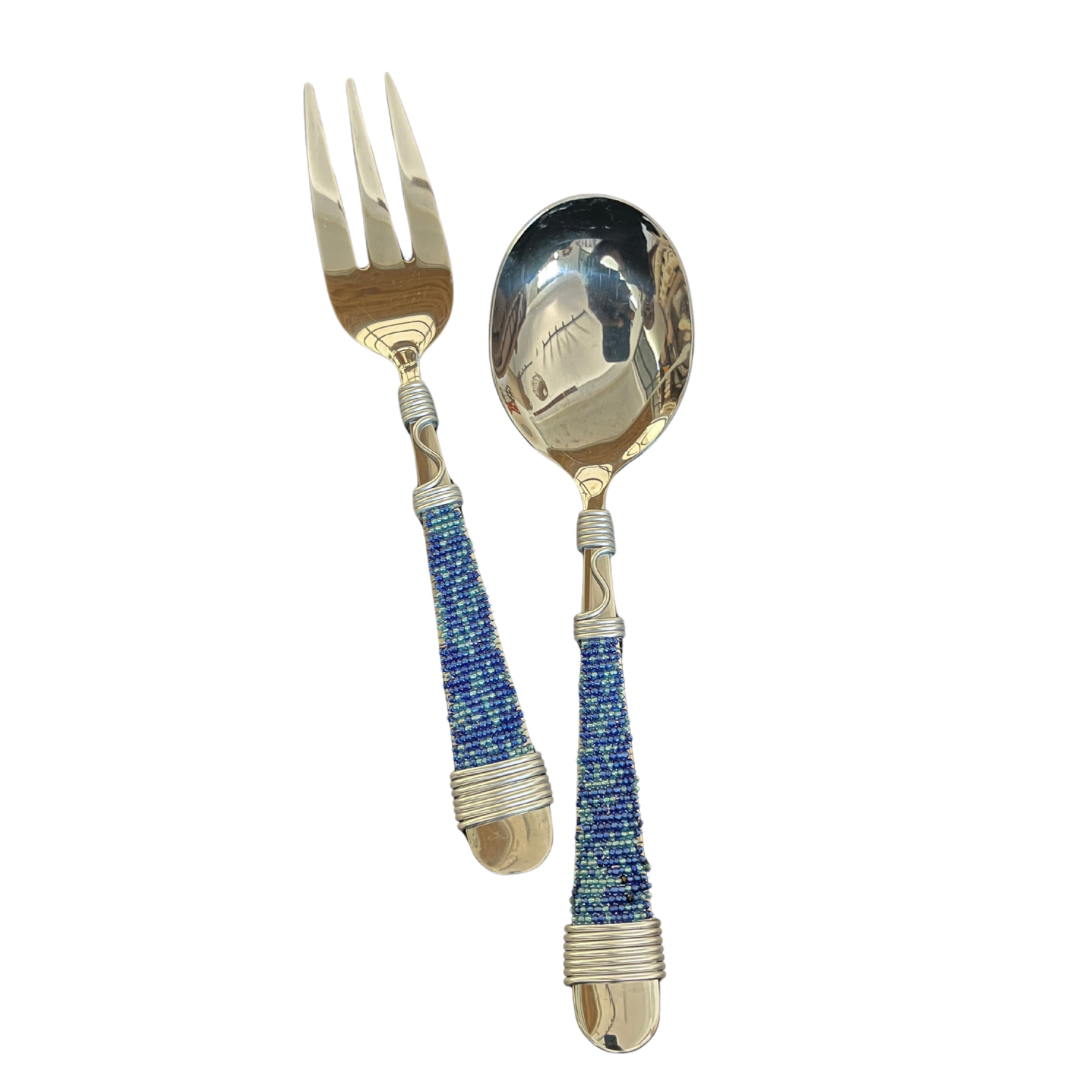 Beaded Serving Spoons