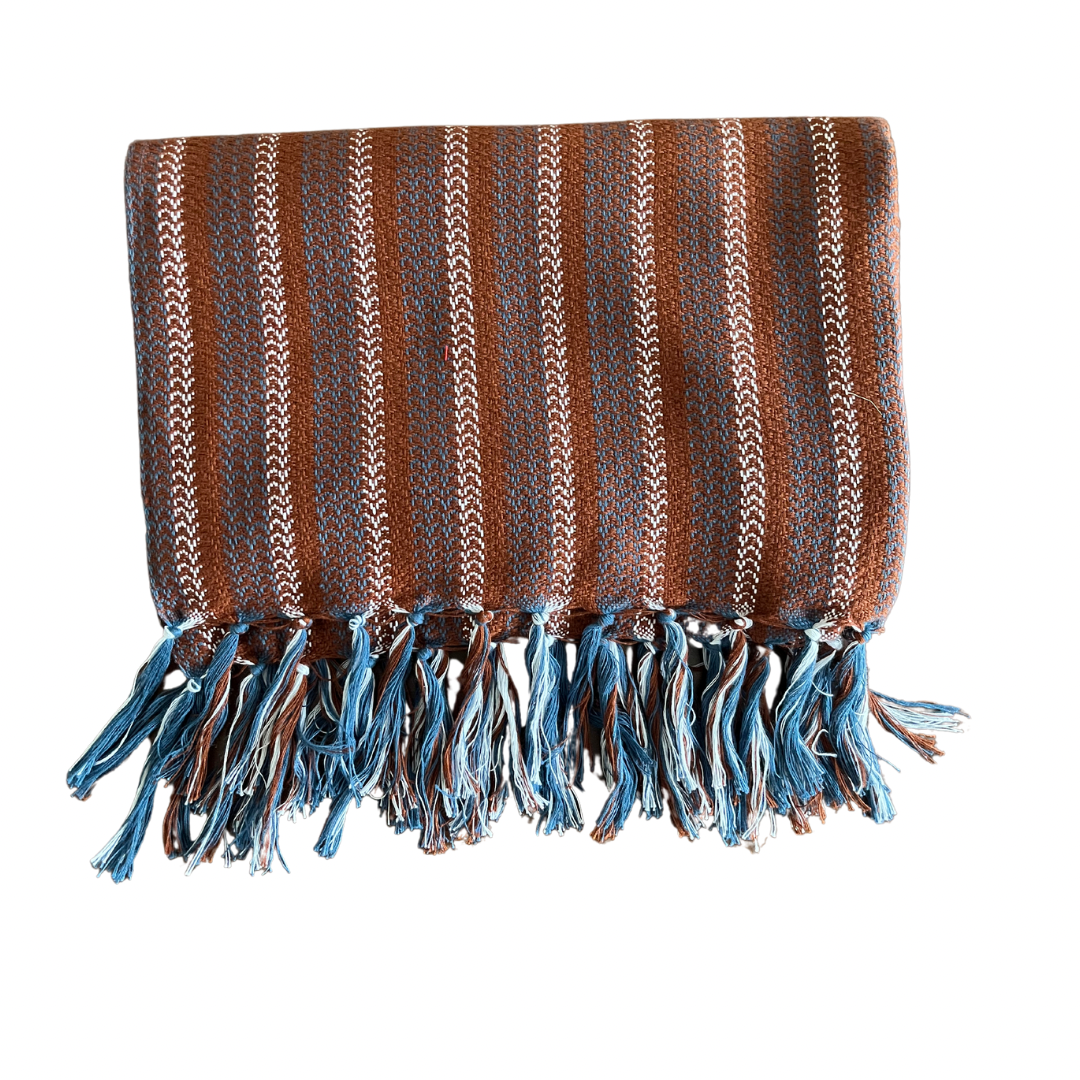 Multicoloured Stripes Throw Blankets