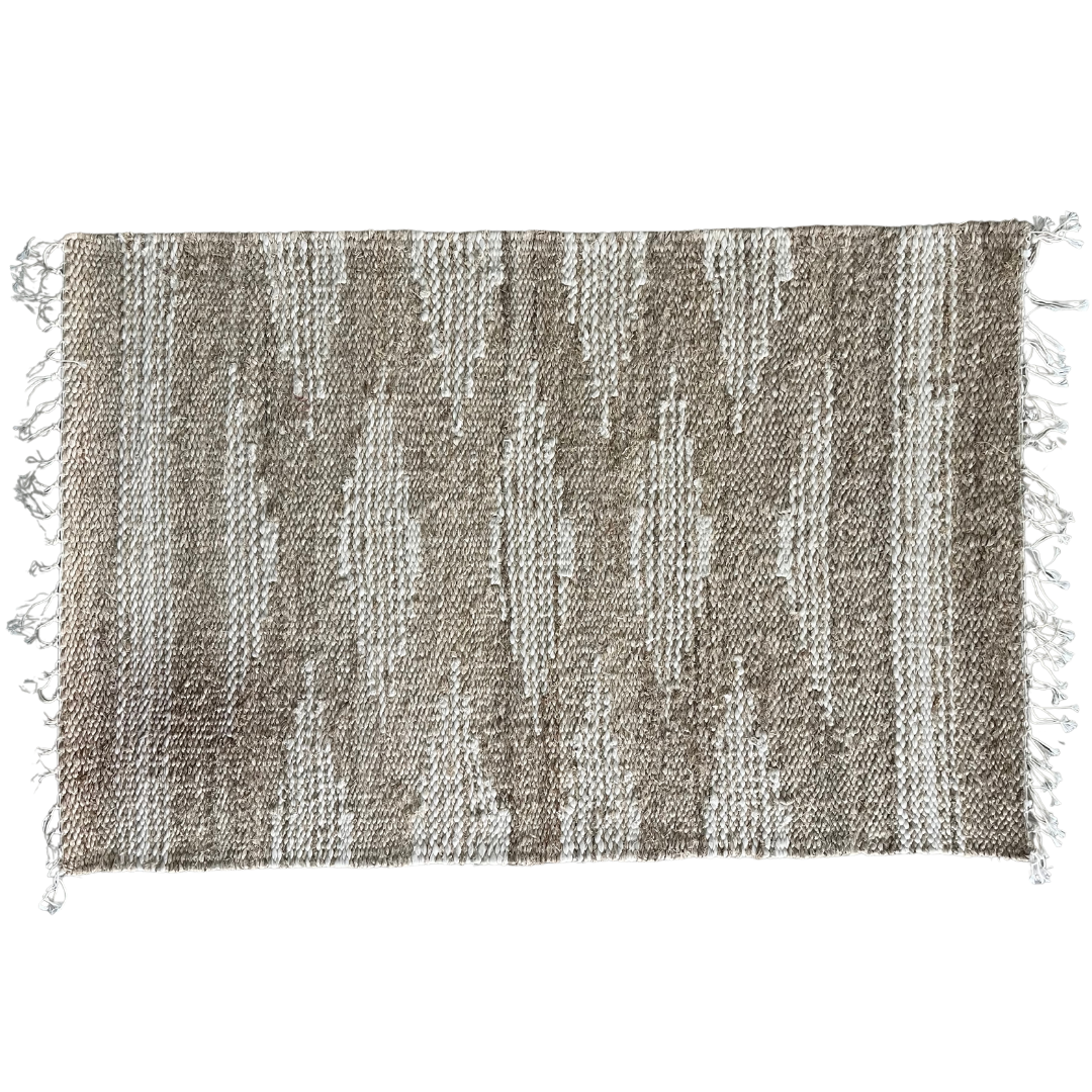 Diamond Patterned Banana Fibre Rug (2x4feet)