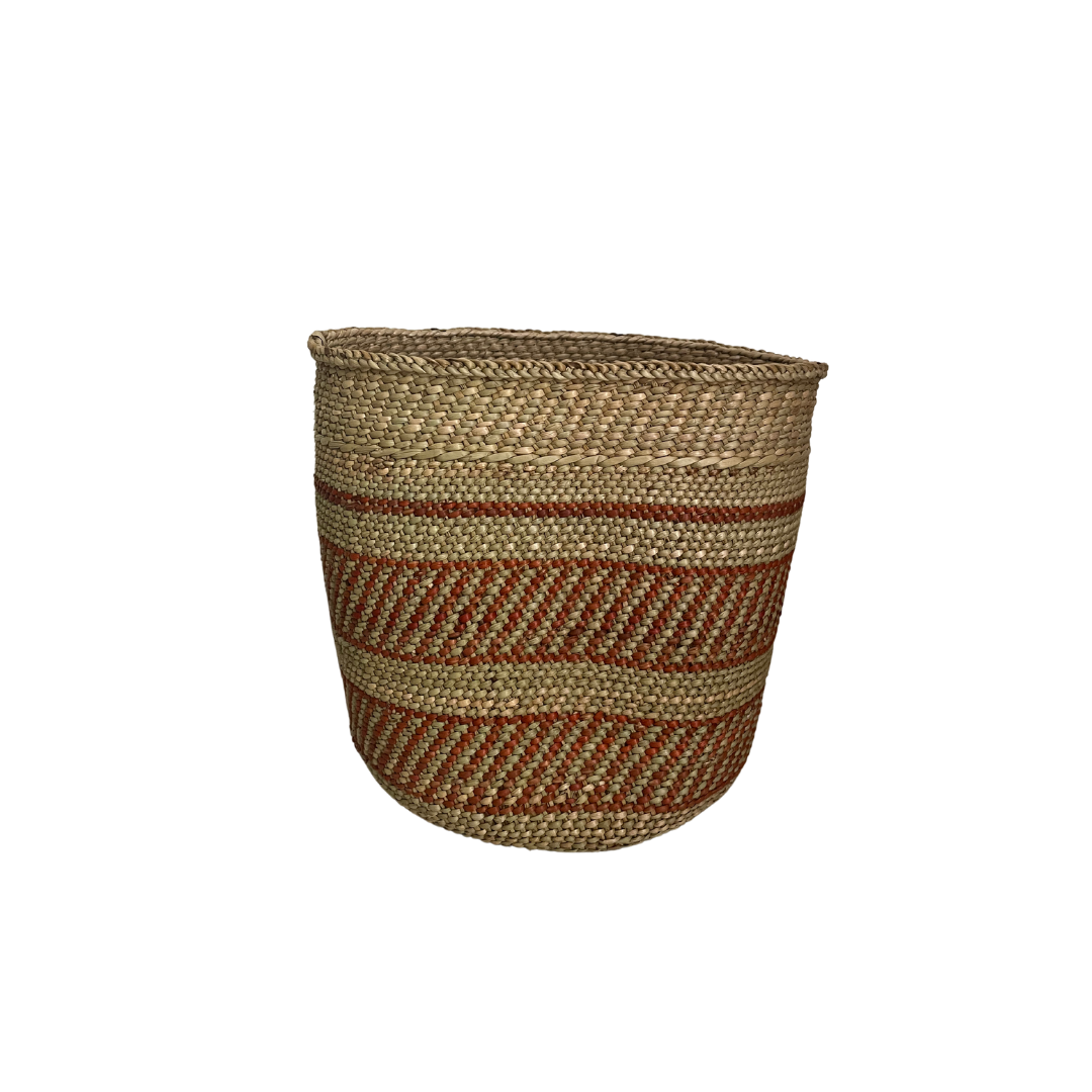Iringa Basket - Orange interweave