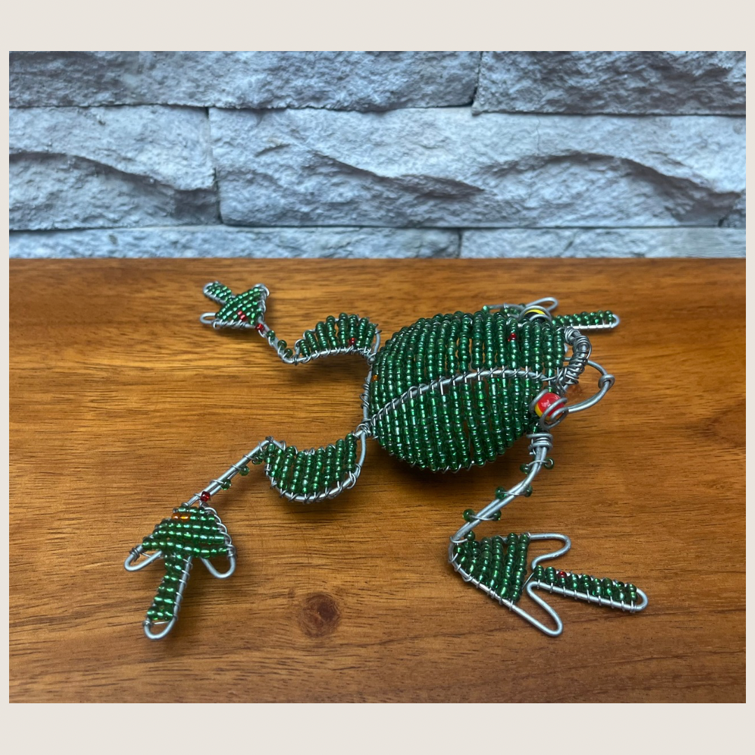 Beaded frog