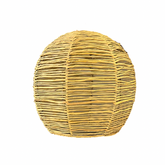 Oval Handwoven Papyrus Pendant Lampshade