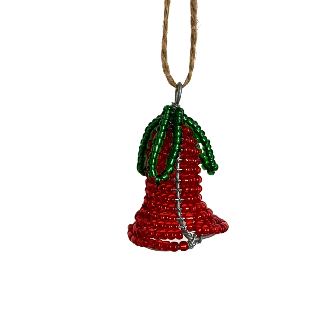 Beaded Bell Tree Ornament