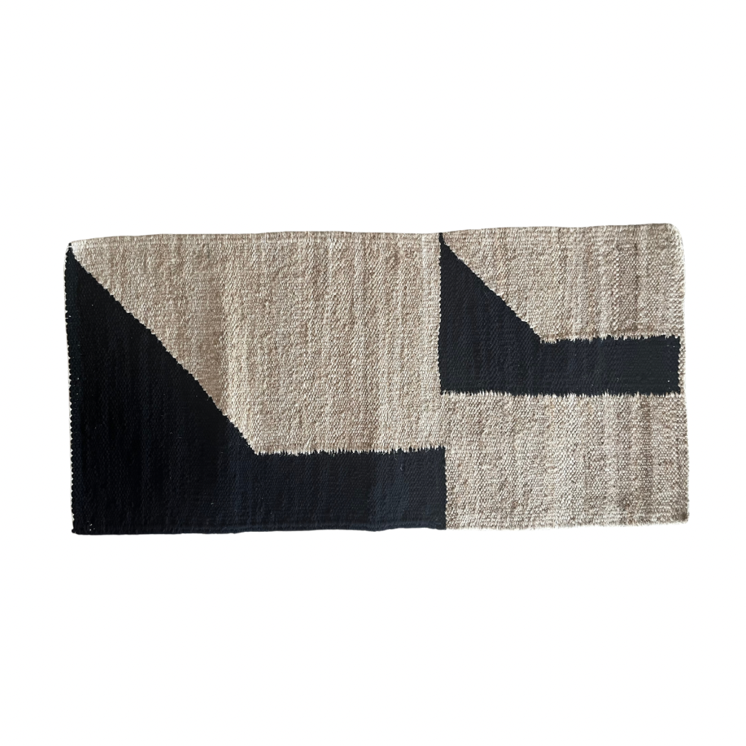 Abstract Pattern Banana Fibre Rug (2x4 feet)