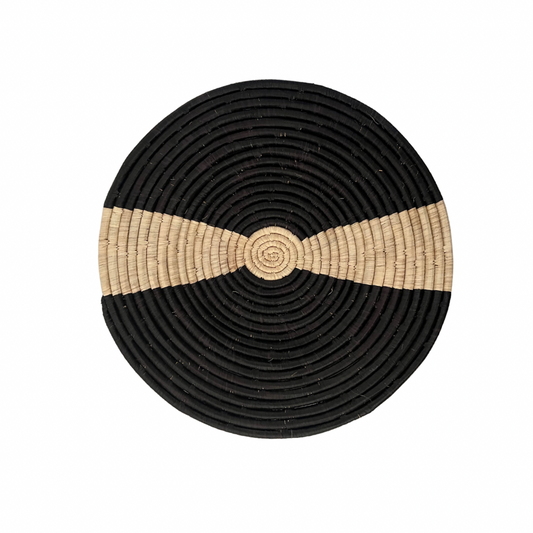 Black Flat/Wall Basket (Medium Size)