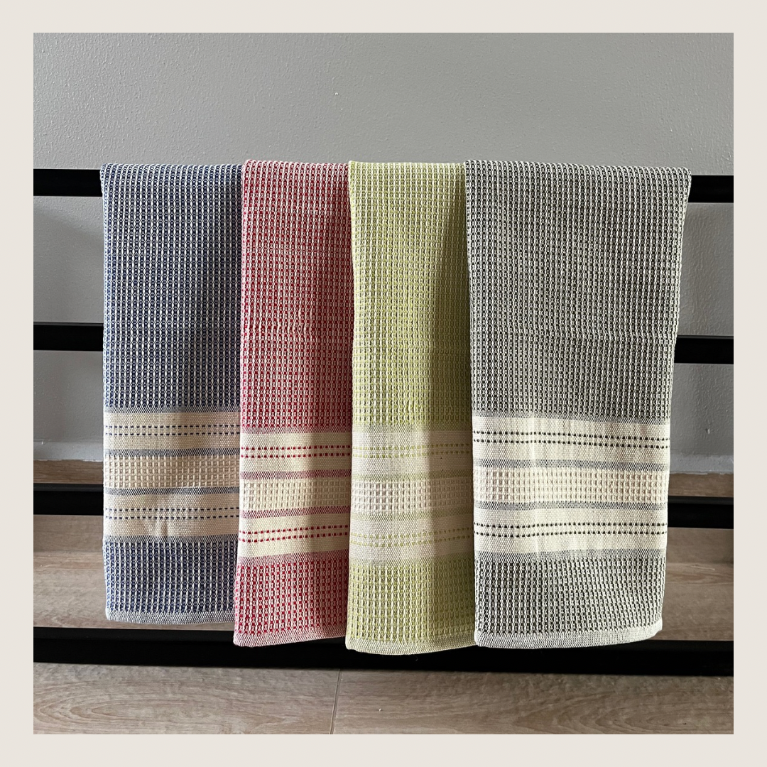 Waffled Cotton Tea Towels