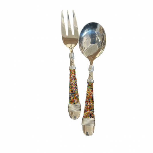Beaded Serving Spoons
