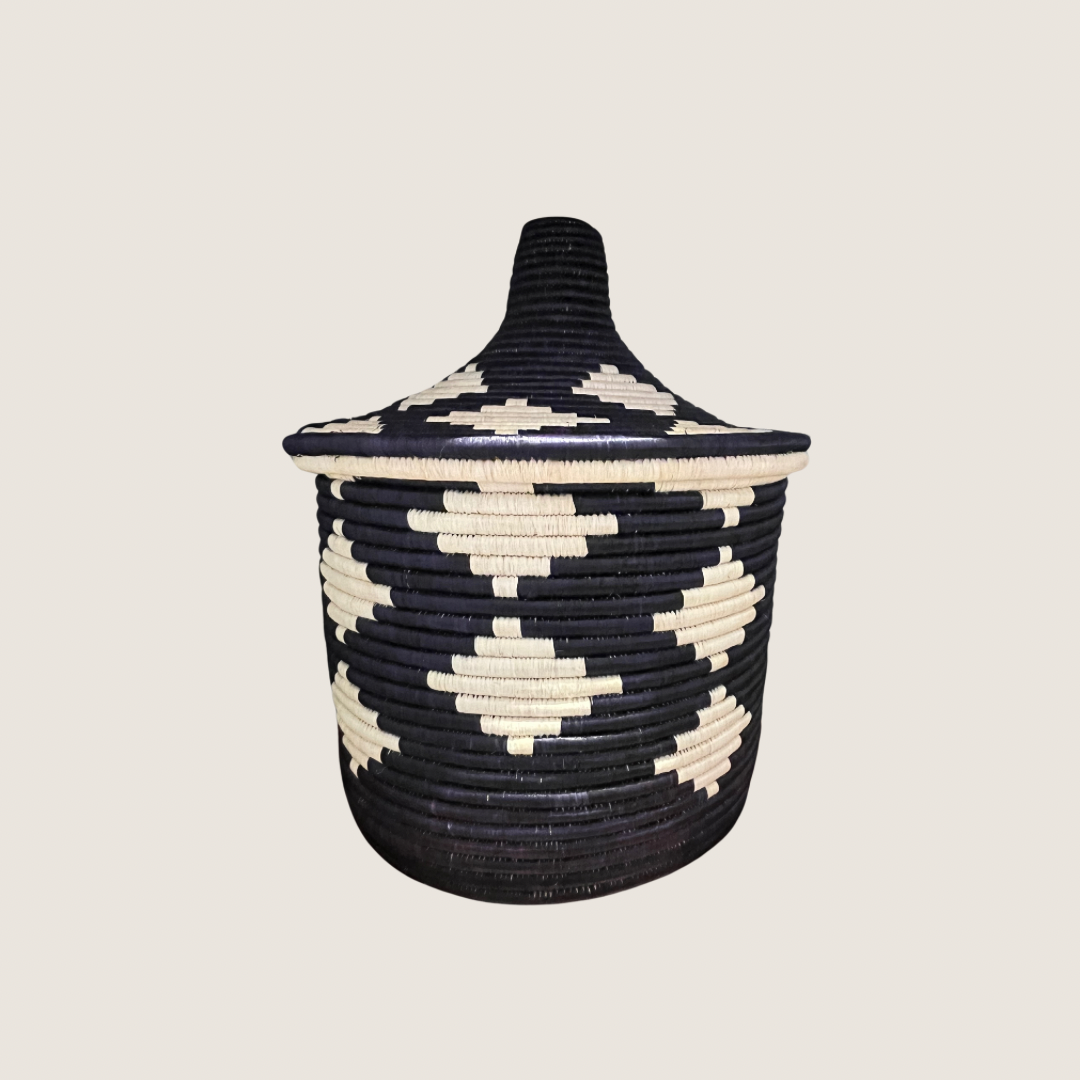 Deco B/W Millet Basket