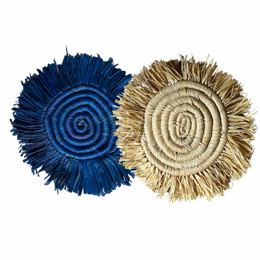 Raffia Coasters (Set of 4)