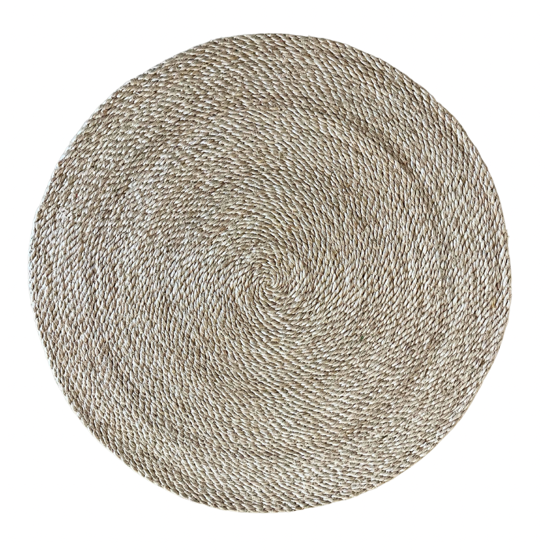 Circular Banana Fibre Rug