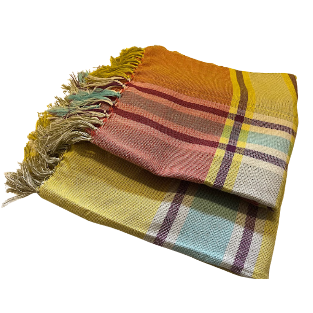 Medium/small Ugandan cotton throw