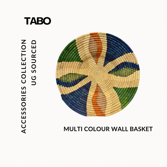 Multicolour wall basket